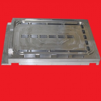 Friction stir welding aluminum radiator cooling plate